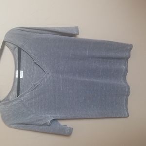 NWOT EXIST V Neck Burnout Top M